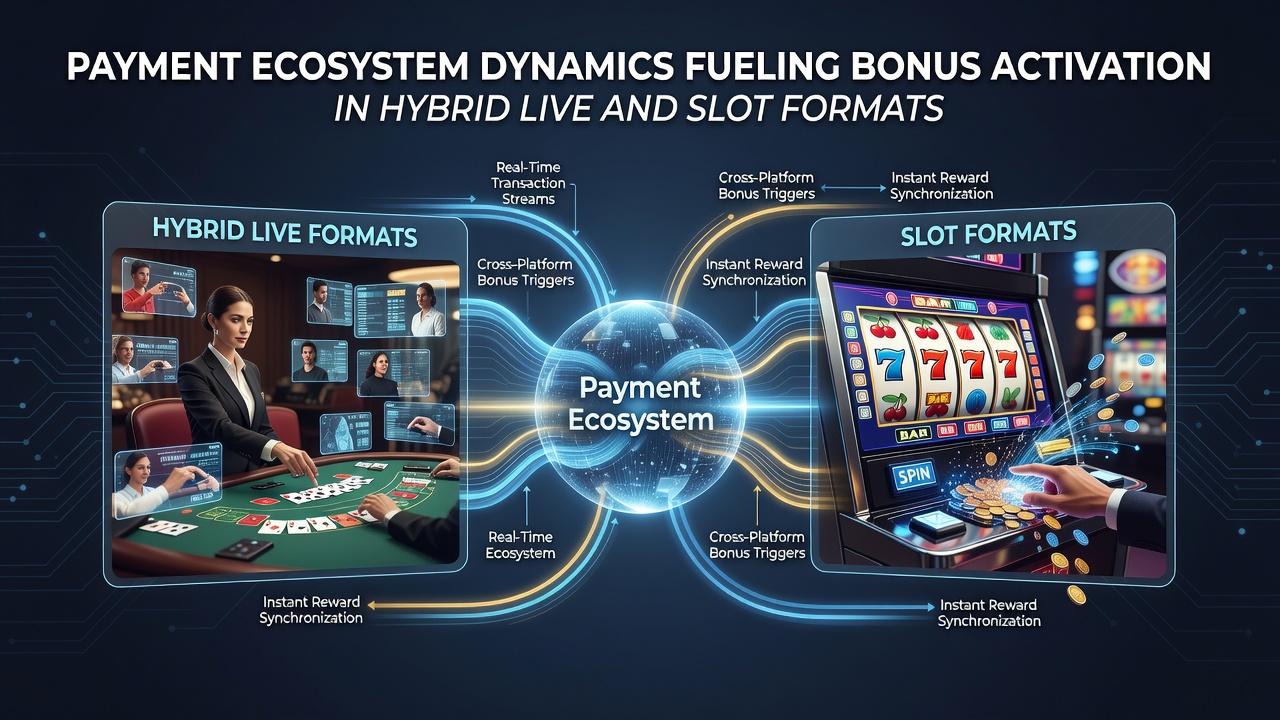 How Payment Networks Activate Bonuses in Hybrid Live Dealer and Slot Formats