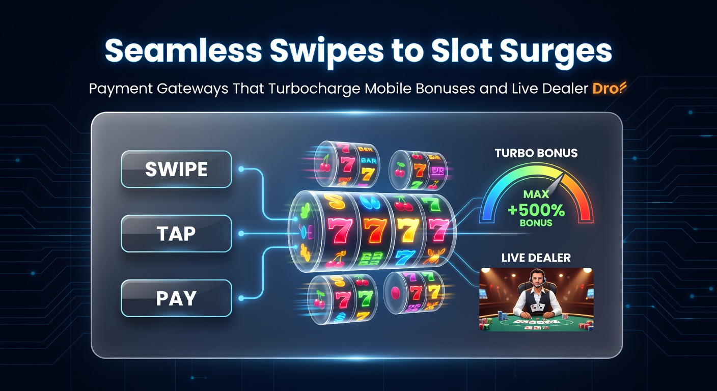 Live dealer table on mobile screen with payment gateway icons overlaying bonus drops and slot integrations